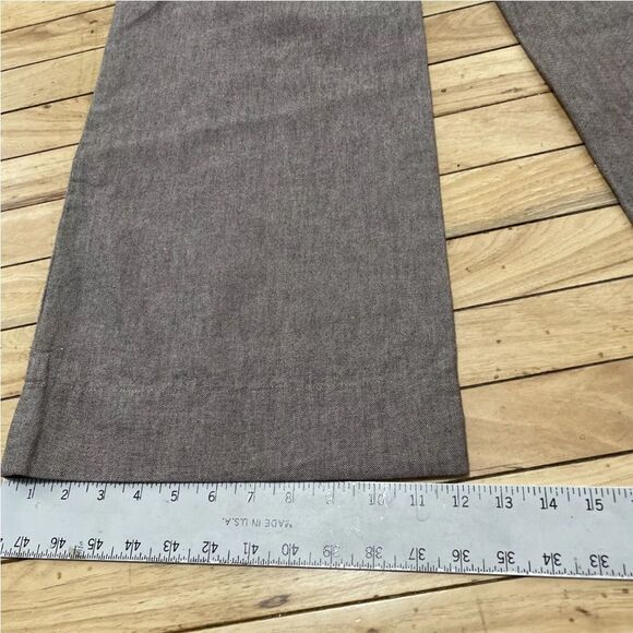 BANANA REPUBLIC Wool Dress Pants Women 10 Martin Brown Preppy Academia Office 10 - Picture 14 of 16